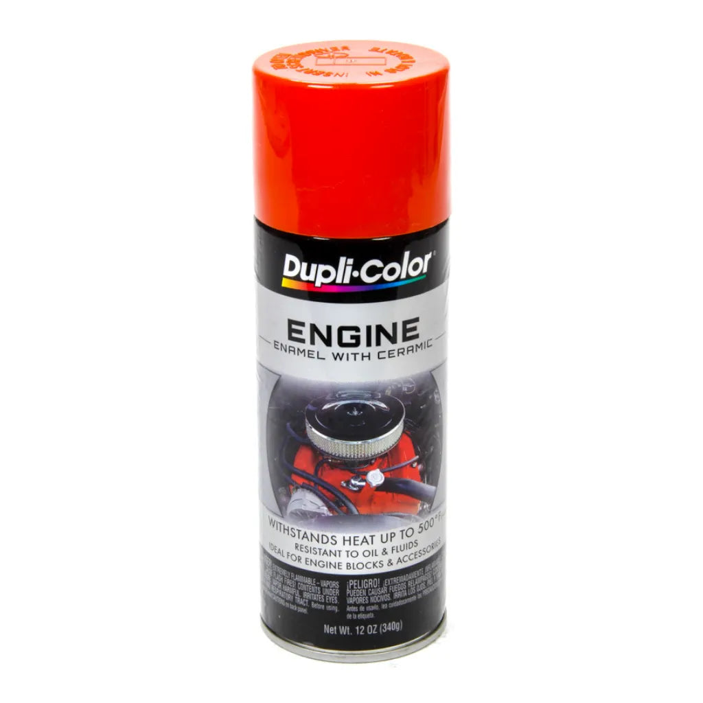 Dupli-Color Engine Enamel Paint with Ceramic, Gloss Chevy Orange