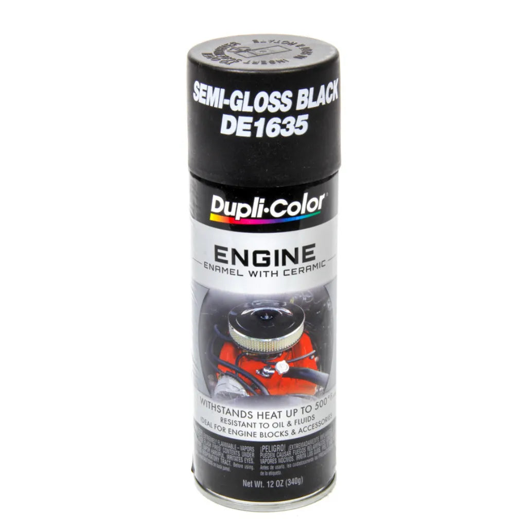 Dupli-Color Engine Enamel Paint with Ceramic, Ford Semi-Gloss Black
