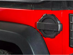 Rugged Ridge Elite Fuel Door for Jeep Wrangler