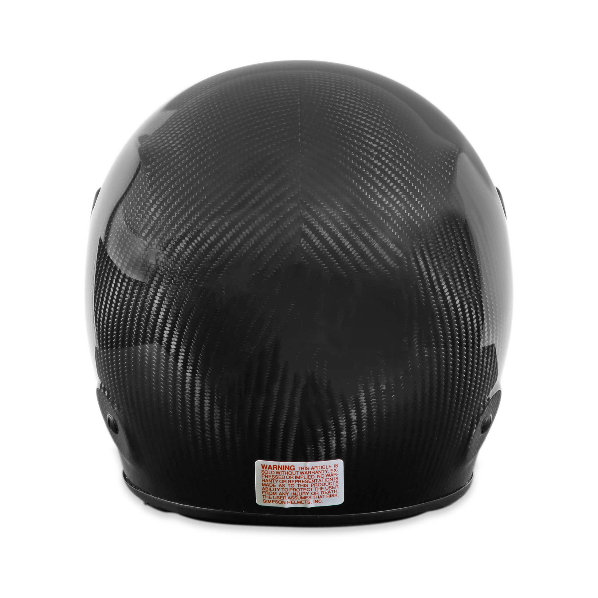 Simpson Vudo Carbon Helmet (Back)
