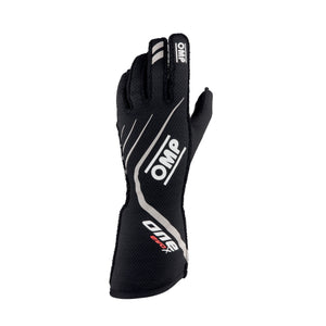 OMP One EVO X Driving Gloves - Black Front