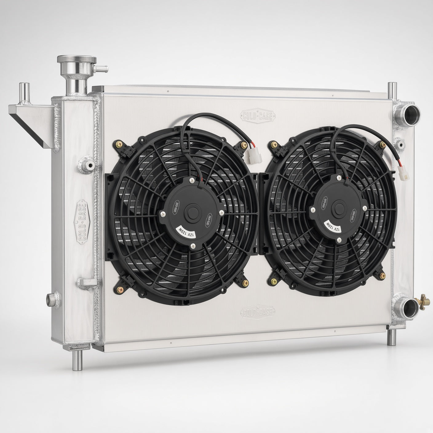 Cold Case Radiator and Fan LMM571-7K, 94-96 Mustang GM LS Series