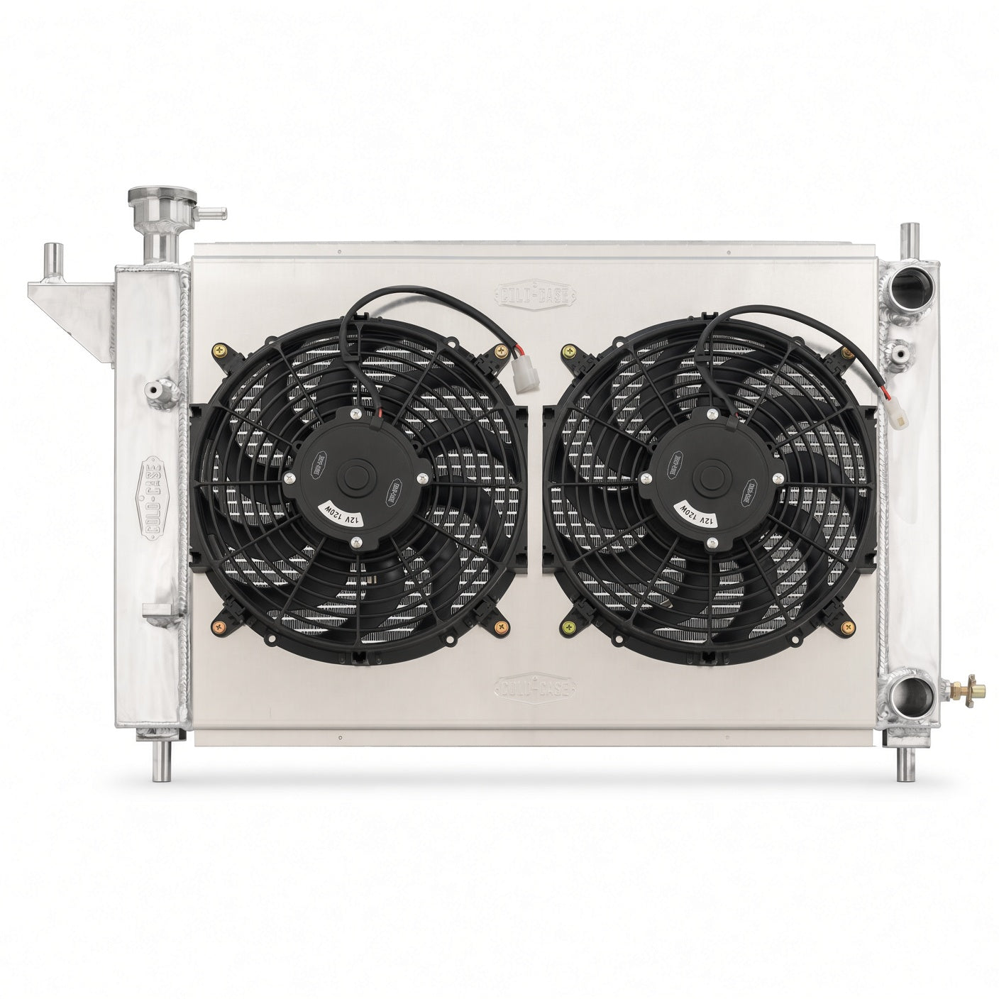 Cold Case Radiator and Fan LMM571-7K, 94-96 Mustang GM LS Series
