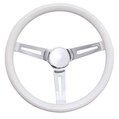 Grant 8540W Classic Steering Wheel White Grip