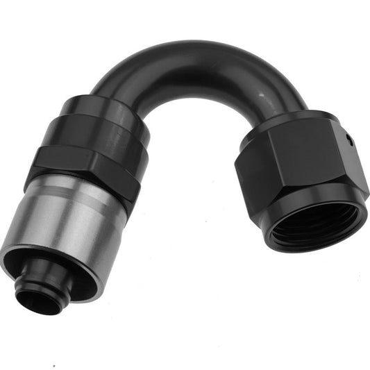 Redhorse Performance 7150 Series 150-Degree Hose End (Black)
