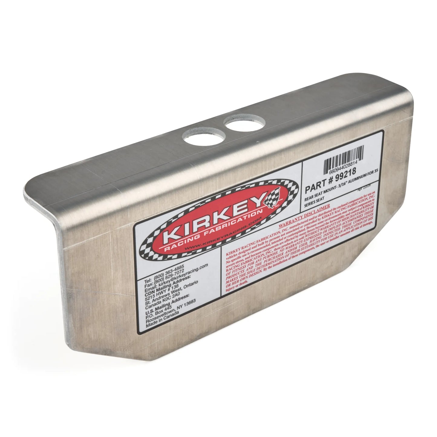 Kirkey 35 Series Seat Mount 99218