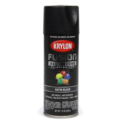 Krylon Fusion All-In-One Satin Black Paint