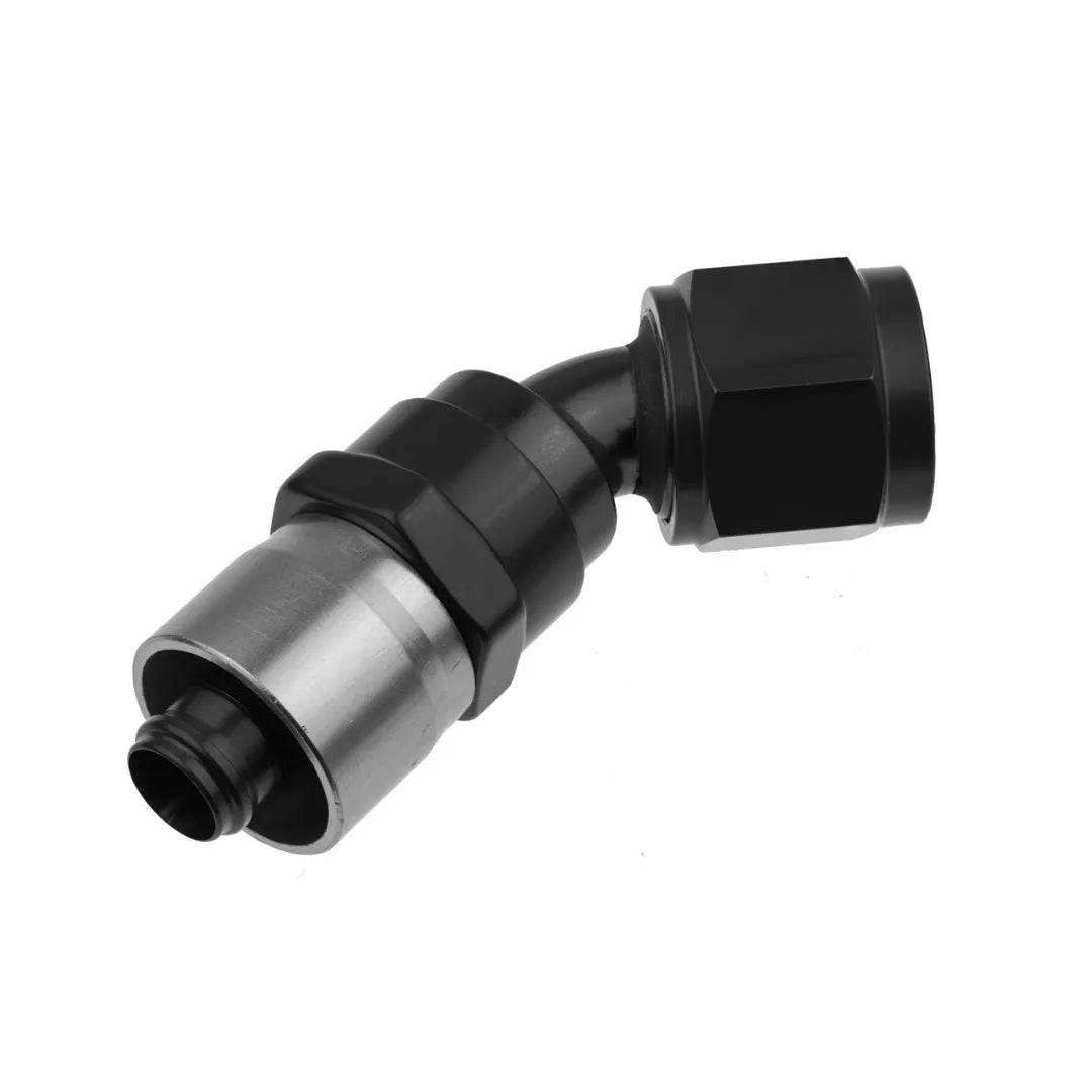 Redhorse 7045 Series 45-Degree Hose End (Black)