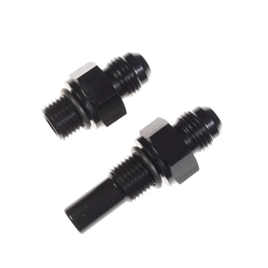 Redhorse 8262 Series Transmission Cooler Fittings Straight Aluminum Black