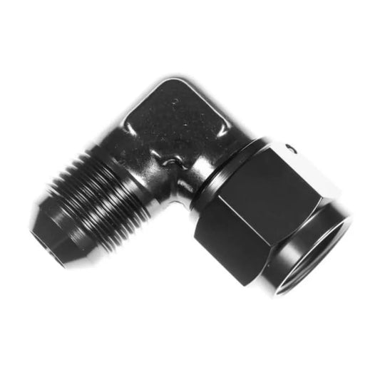 Redhorse Metal Female to Male Fitting 90-Degree Aluminum (Black)
