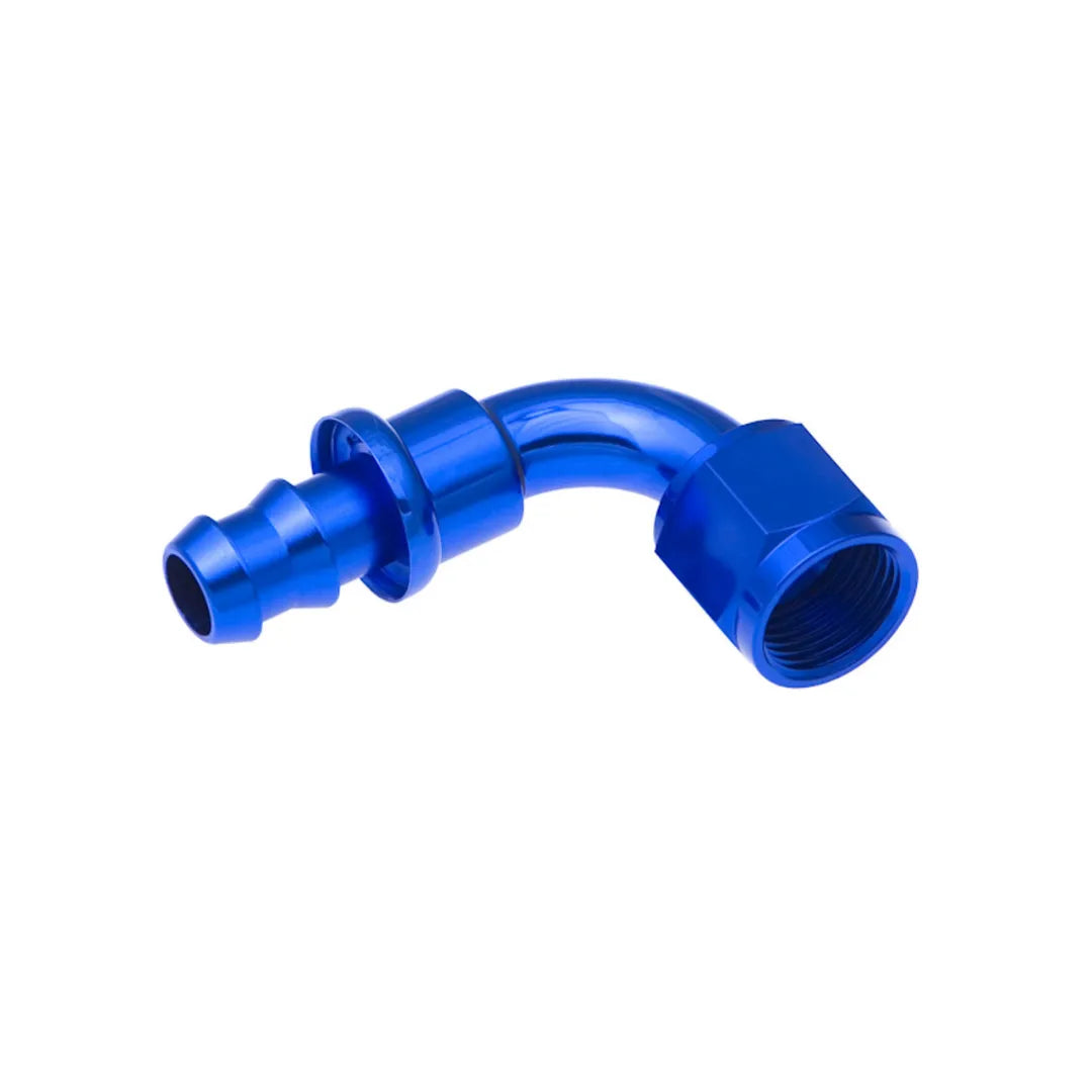 Redhorse 90-Degree Hose End (Blue)