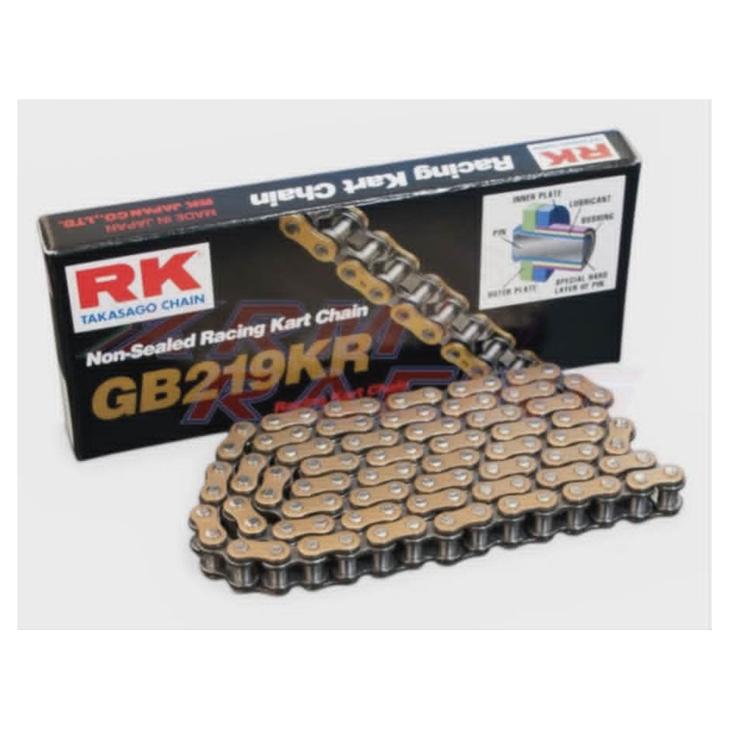 RK Non-Sealed #219 Racing Kart Chain