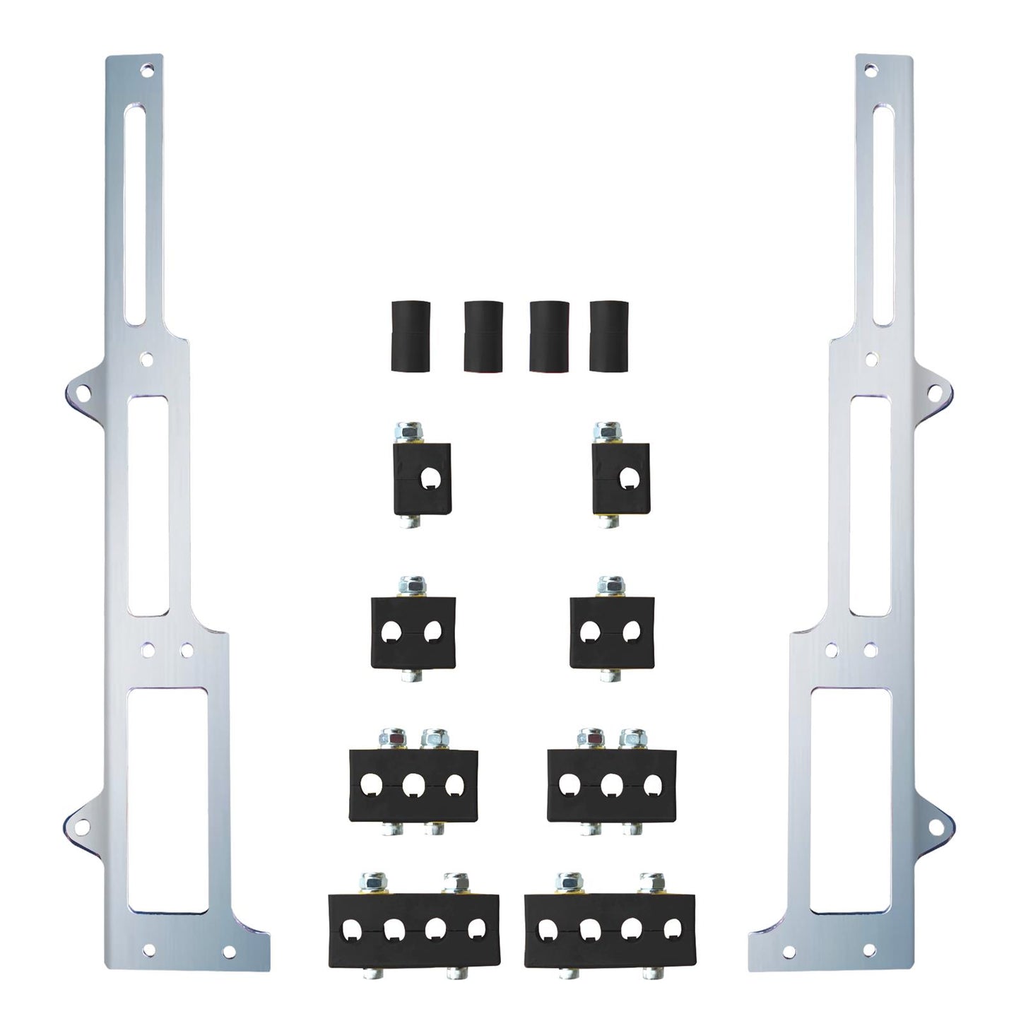 R&M Spark Plug Wire Loom Small Block Ford SBF Polished 1105-P