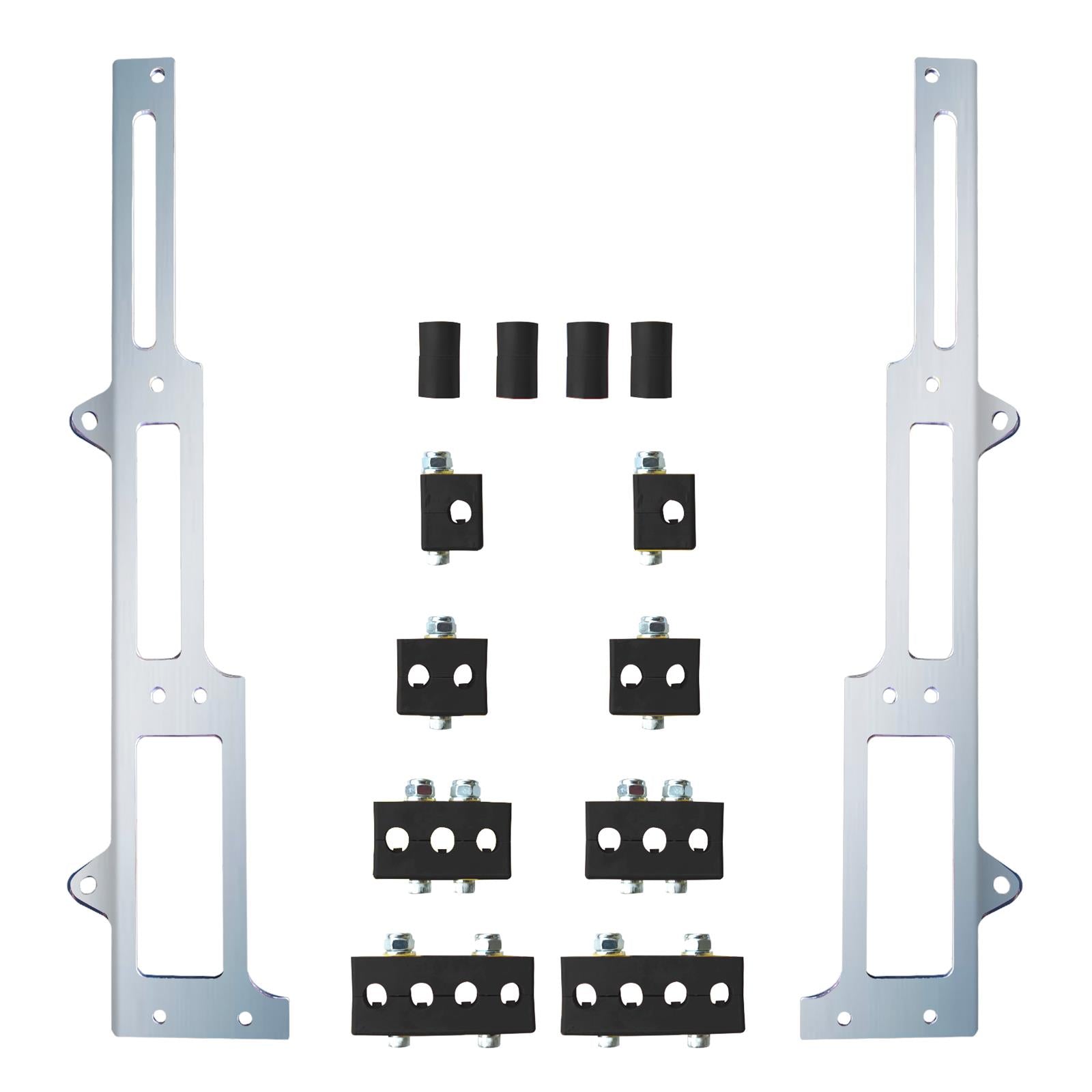 R&M Spark Plug Wire Loom Small Block Ford SBF Polished 1105-P