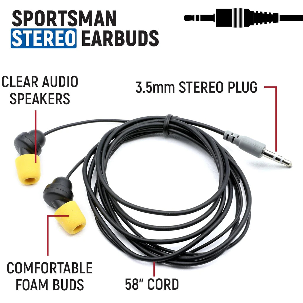 Sportsman Stereo Earbuds
