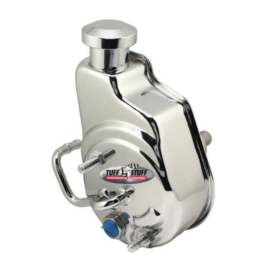 Tuff Stuff 6161A Chrome Saginaw Power Steering Pump GM LS