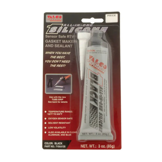All-In-One Silicone Black Tube