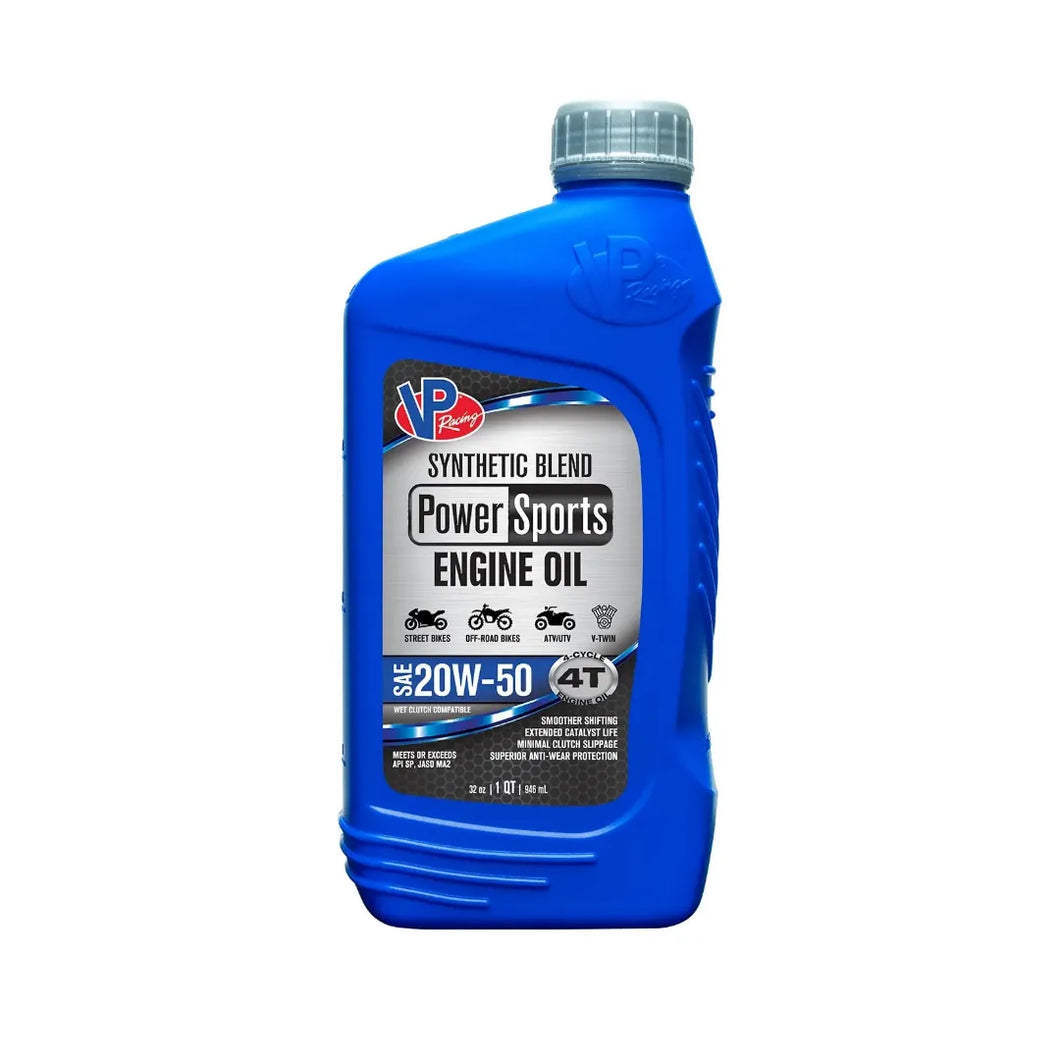 VP Racing Synthetic Blend PowerSports Engine Oil 20W-50 2936