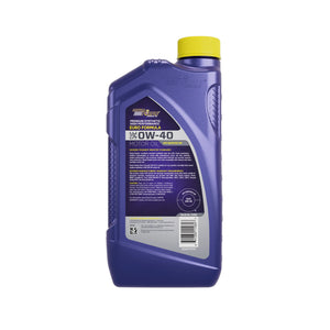 Royal Purple 0W40 Multi-Grade SAE Oil (back)