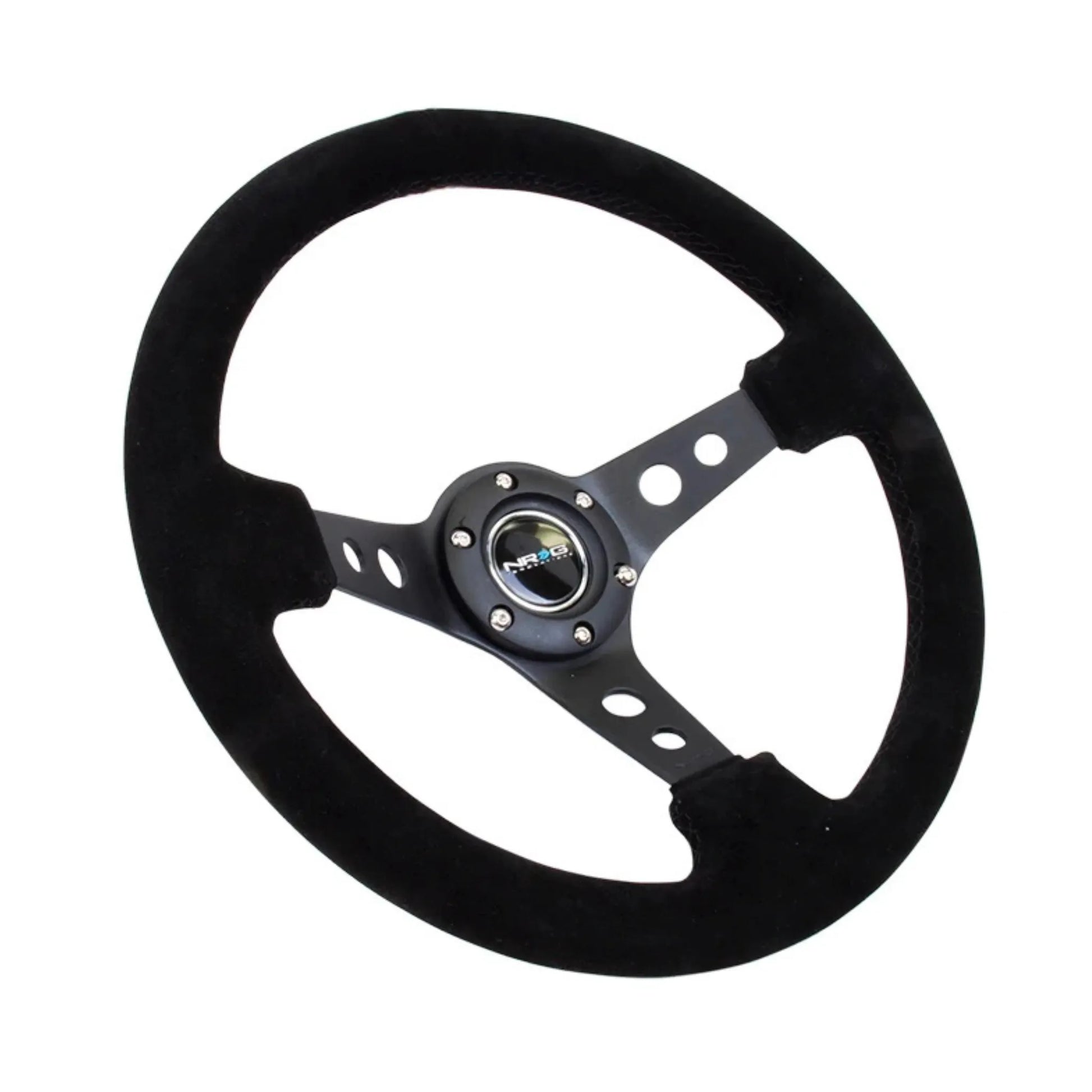 NRG Steering Wheel 350mm 3" Dish Suede