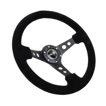 NRG Steering Wheel 350mm 3" Dish Suede
