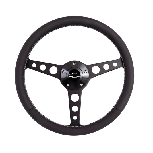 Grant 1926 Classic Series Black Steering Wheel Chevrolet Logo