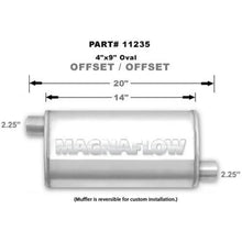 MagnaFlow 11235 Muffler 2.25" Offset In/Out