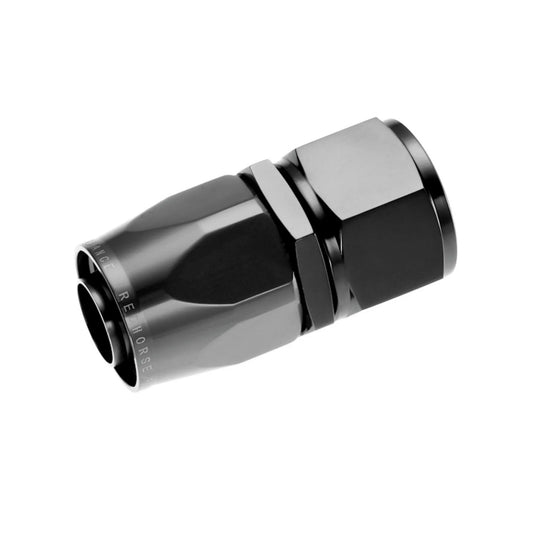 Redhorse Straight Swivel-Seal Female Aluminum Hose End (Black)