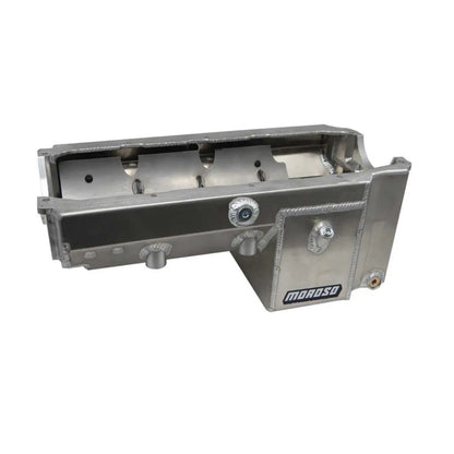 Moroso Drag Race Oil Pan w/ Rocket/Dart Block 21247