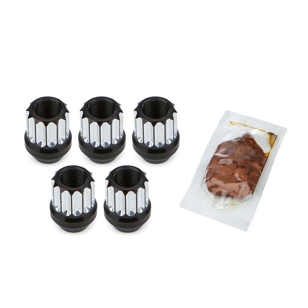 Drag Race Solutions Billet Aluminum 12pt Lug Nuts 14mm 5pk 7605-14MM