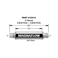 MagnaFlow 10414 Performance Exhaust Muffler 4" Diagram