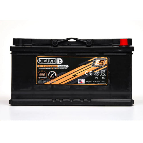 Braille 49-H8-L5 Endurance AGM Battery 990 CCA