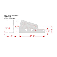 Kirkey Floor Seat Mount 99214 for 16, 38, 41, 55, 65, 70, 71 Series Seats Drawing