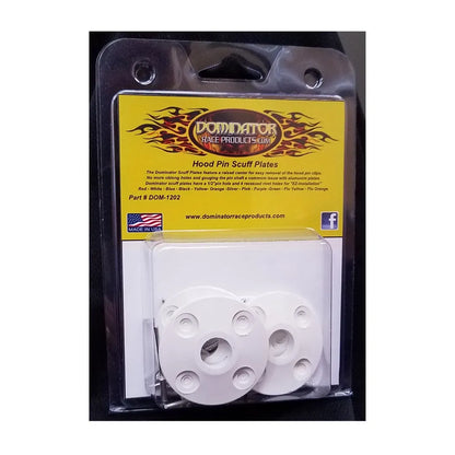 Dominator Hood Pin Scuff Plate Plastic White