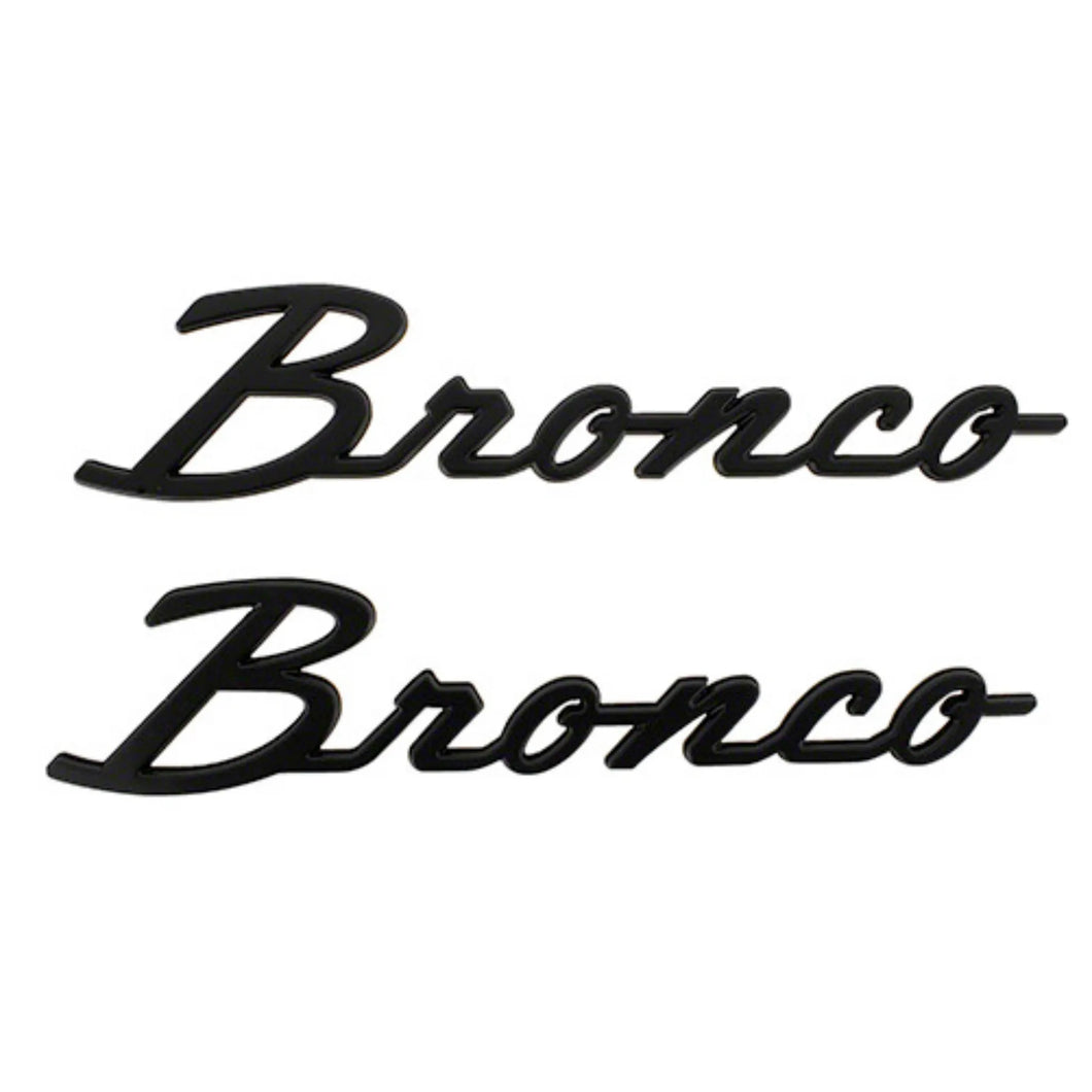 Ford Bronco Emblem M1447-BSMB