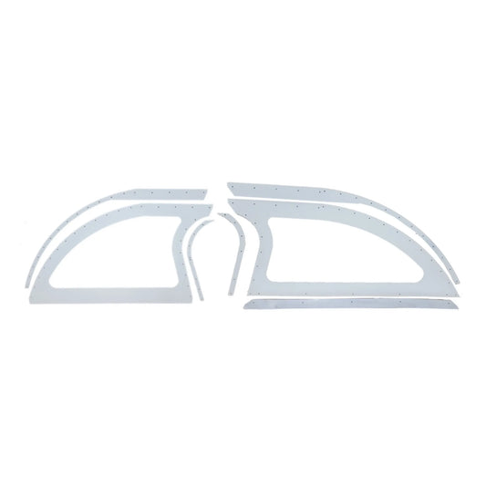 Dominator Dirt Late Model Sail Panel White
