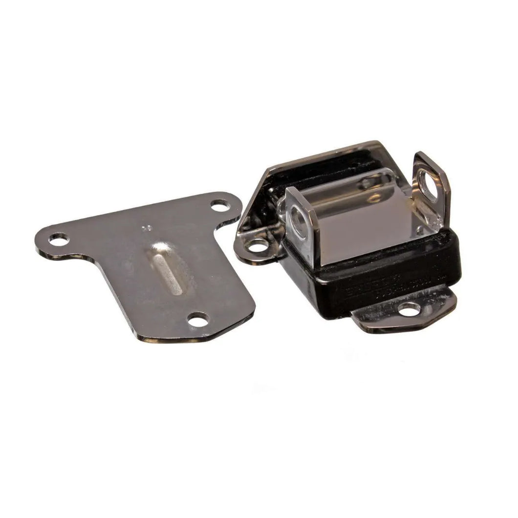 Energy Suspension Motor Mount Chrome w/Pad Chevy V8 58-72 (Black)