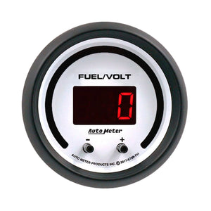 AutoMeter 2-1/16" Fuel/Volt Gauge Elite Digital PH Series