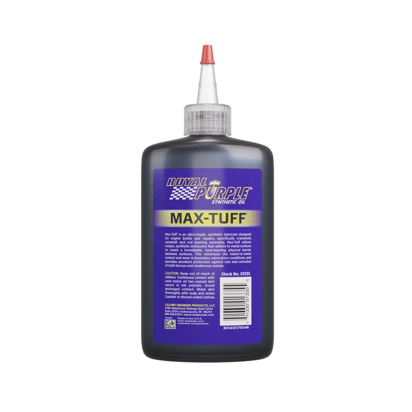 Royal Purple Max Tuff Assembly Lube (back label)
