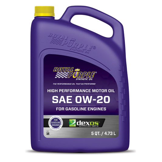 Royal Purple SAE 0W20 Multi-Grade Oil (5 Qt)