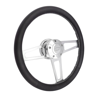 Grant T Series Polished Steering Wheel Chevrolet Logo