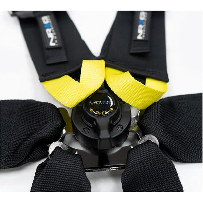 NRG Harness 6pt Camlock Black
