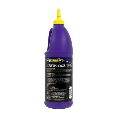 Royal Purple Max Gear Oil 75W140 (back label)