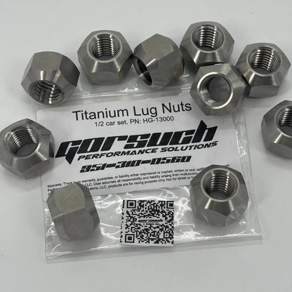 Gorsuch Titanium Double Sided Lug Nuts