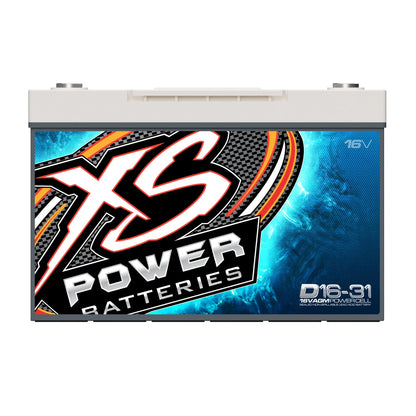 XS Power AGM Battery D16-31 (Front)
