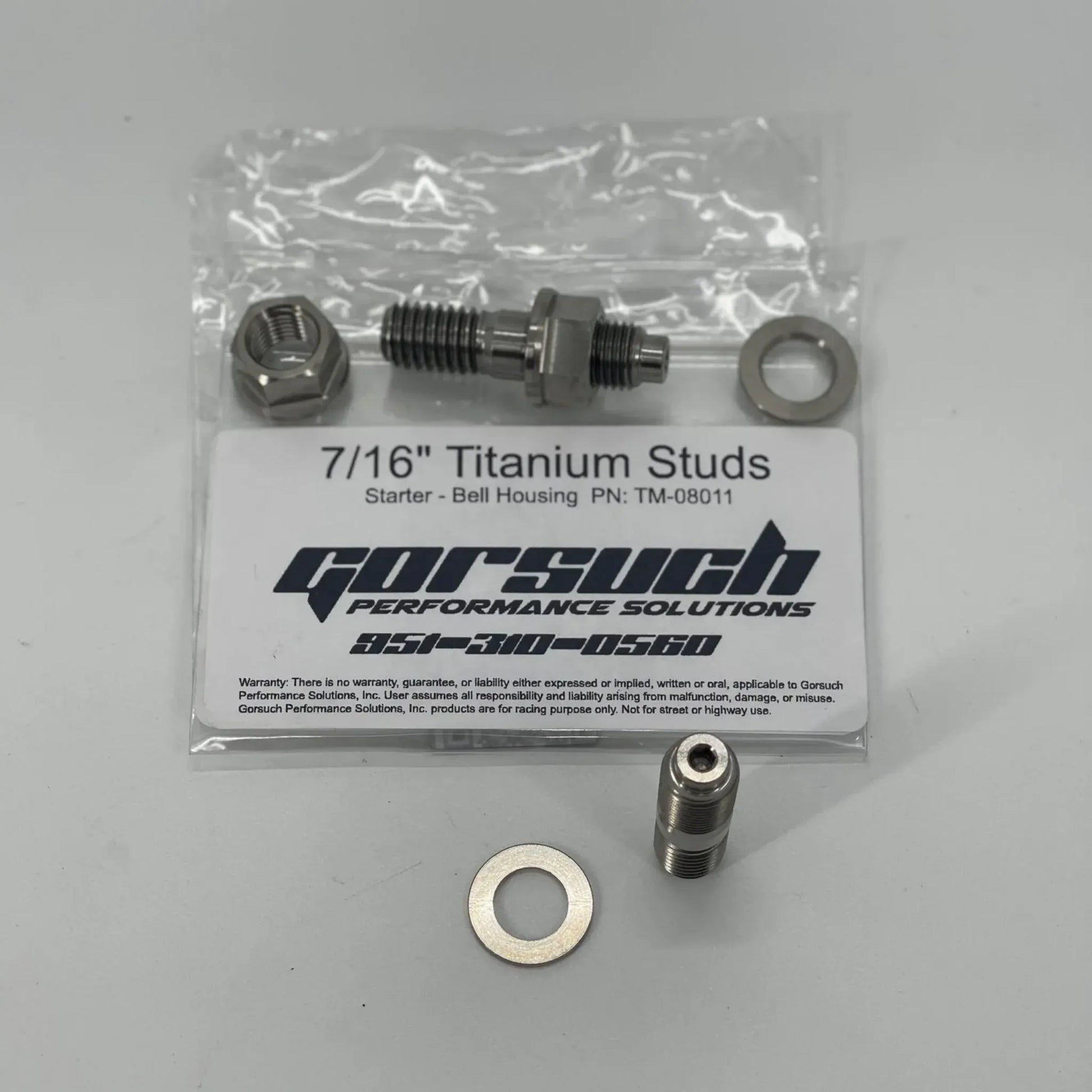 Gorsuch 7/16" Titanium Studs