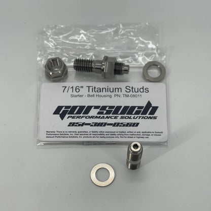 Gorsuch 7/16" Titanium Studs