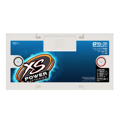 XS Power AGM Battery D16-31 (Label)