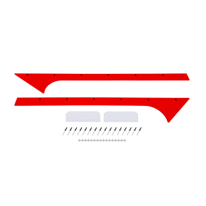 Dominator A-Pillar Kit for Dirt Late Models (Red)