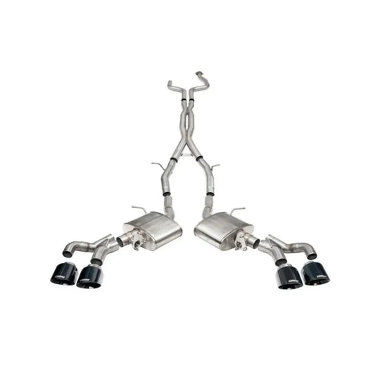 Corsa Xtreme Exhaust System Carbon Fiber Black Cadillac CT5-V
